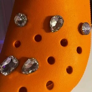 5 Crystal Crocs Charm